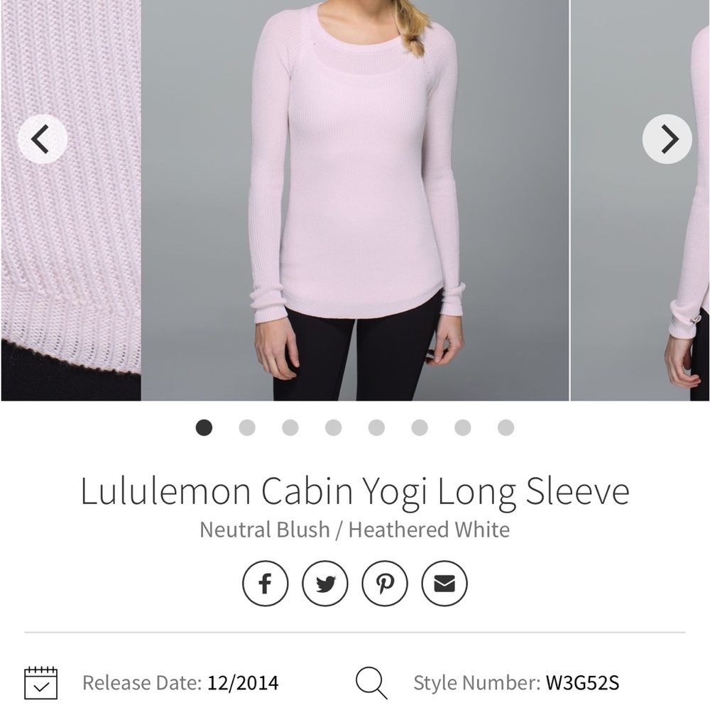 Lululemon Cabin Yogi LS NWT
